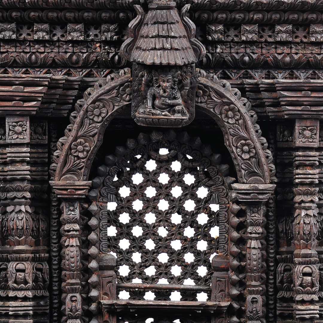 Kumari Window with Ganesh