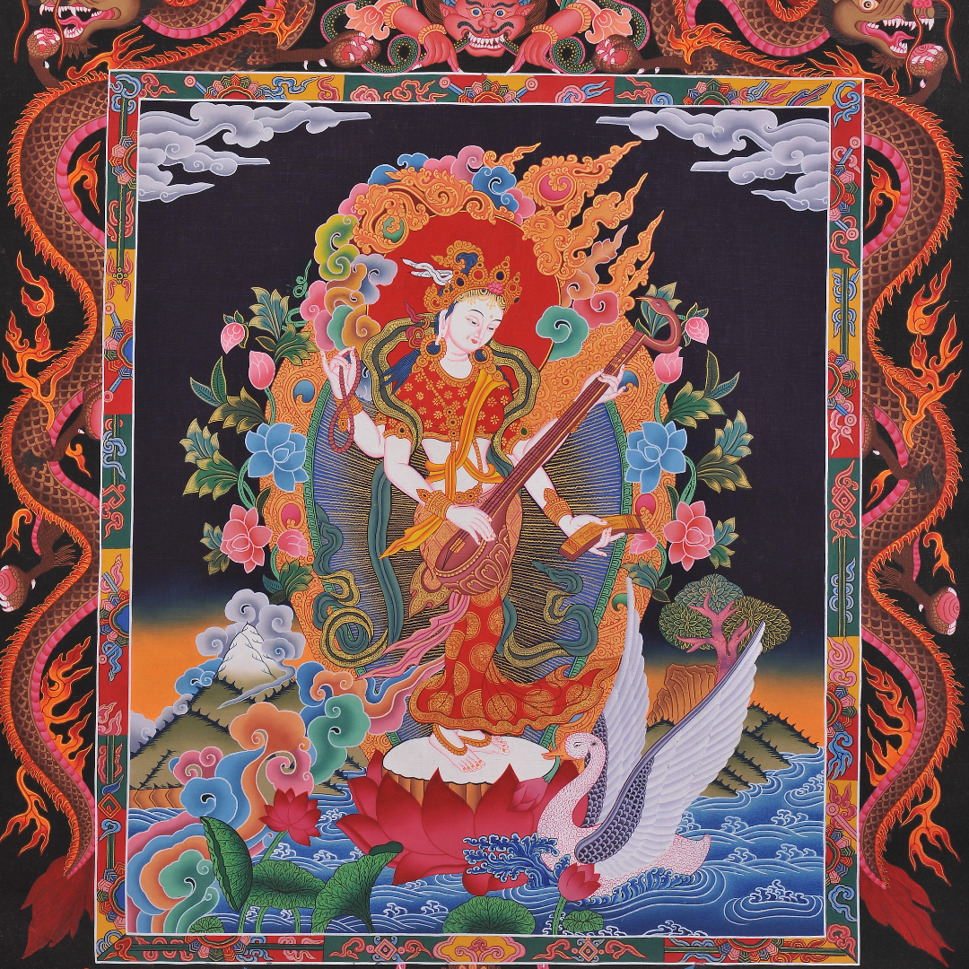 Standing White Tara Thangka