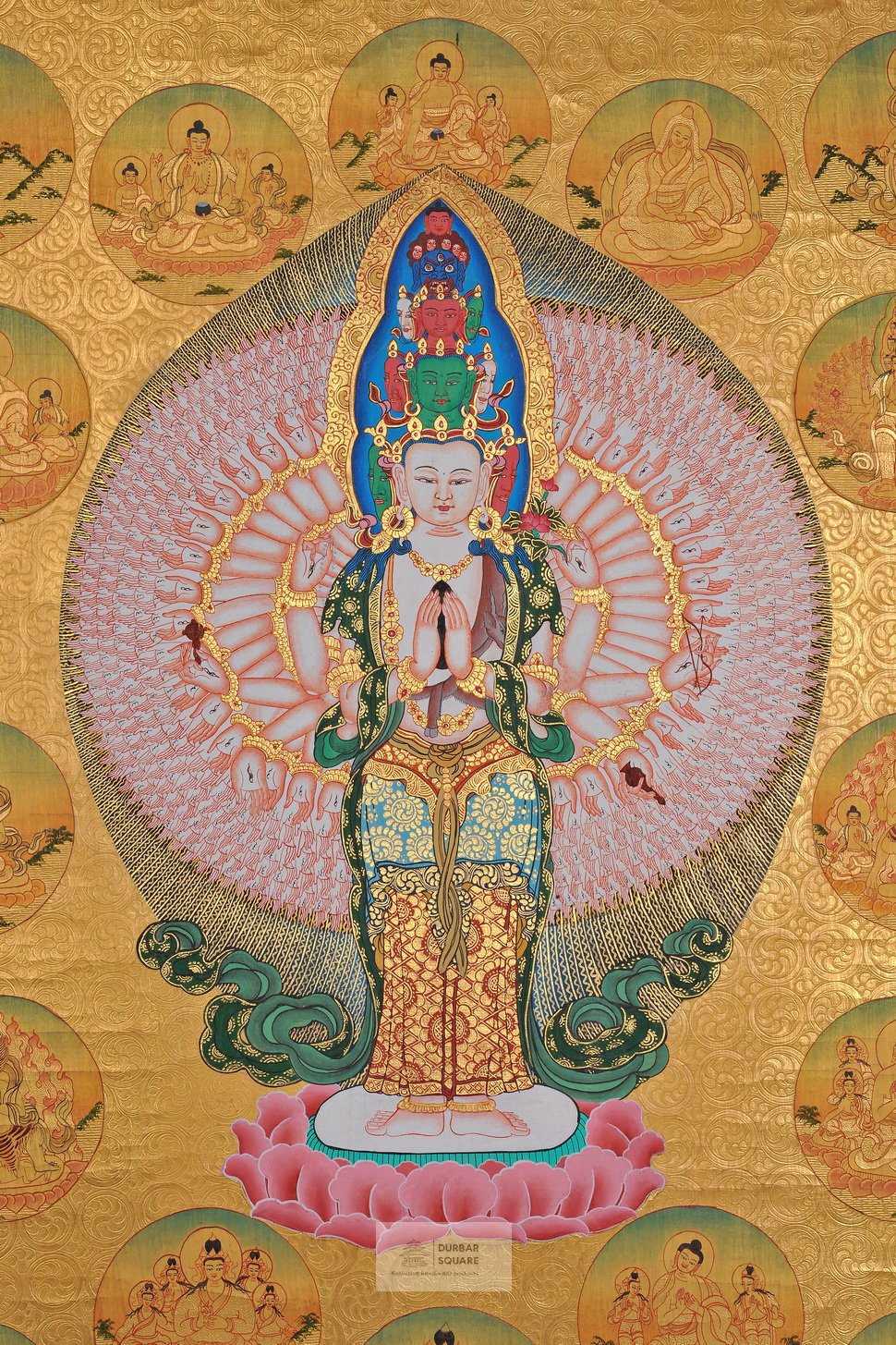 Lokeshowar Saharshabhuja Thangka