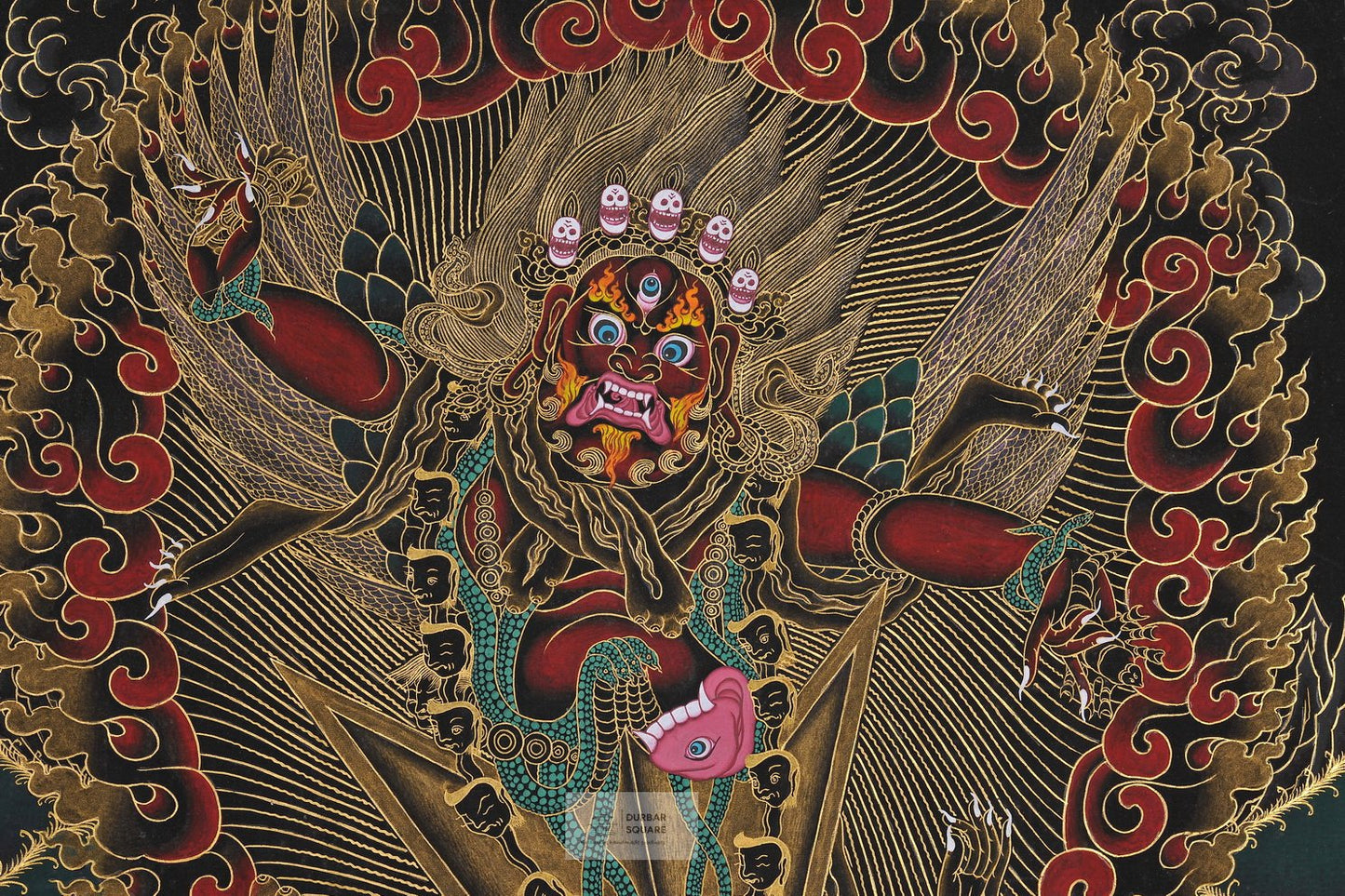 Phurba Bhairav / Guru Dragpur Thangka