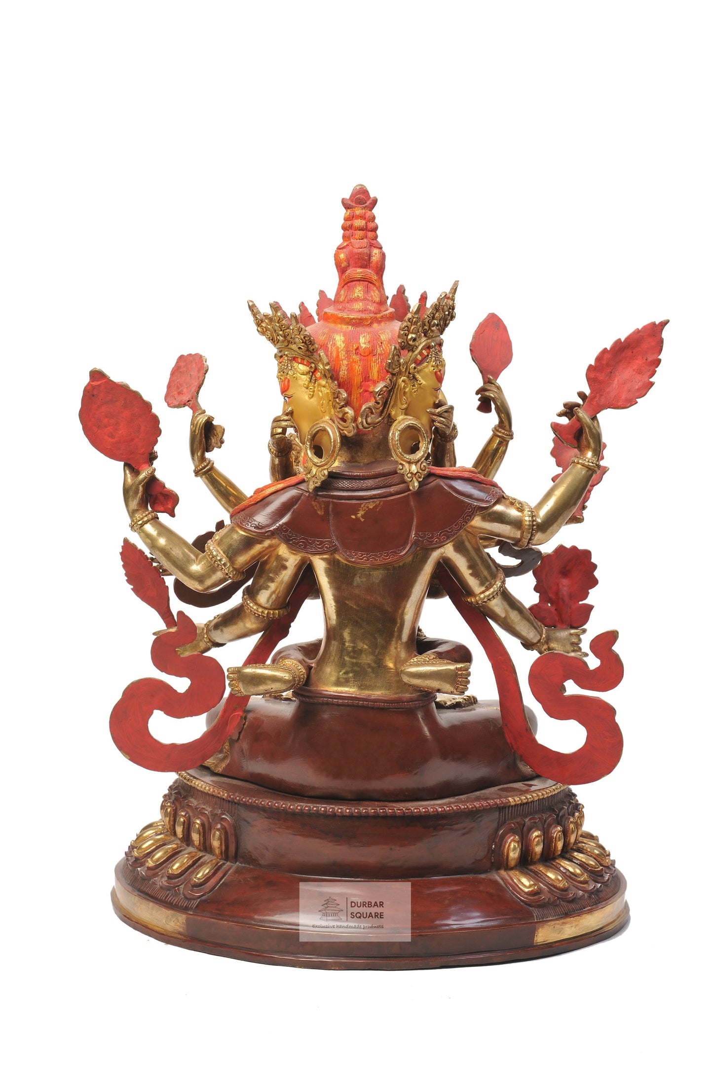 Gold Plated Guhyasamaja statue