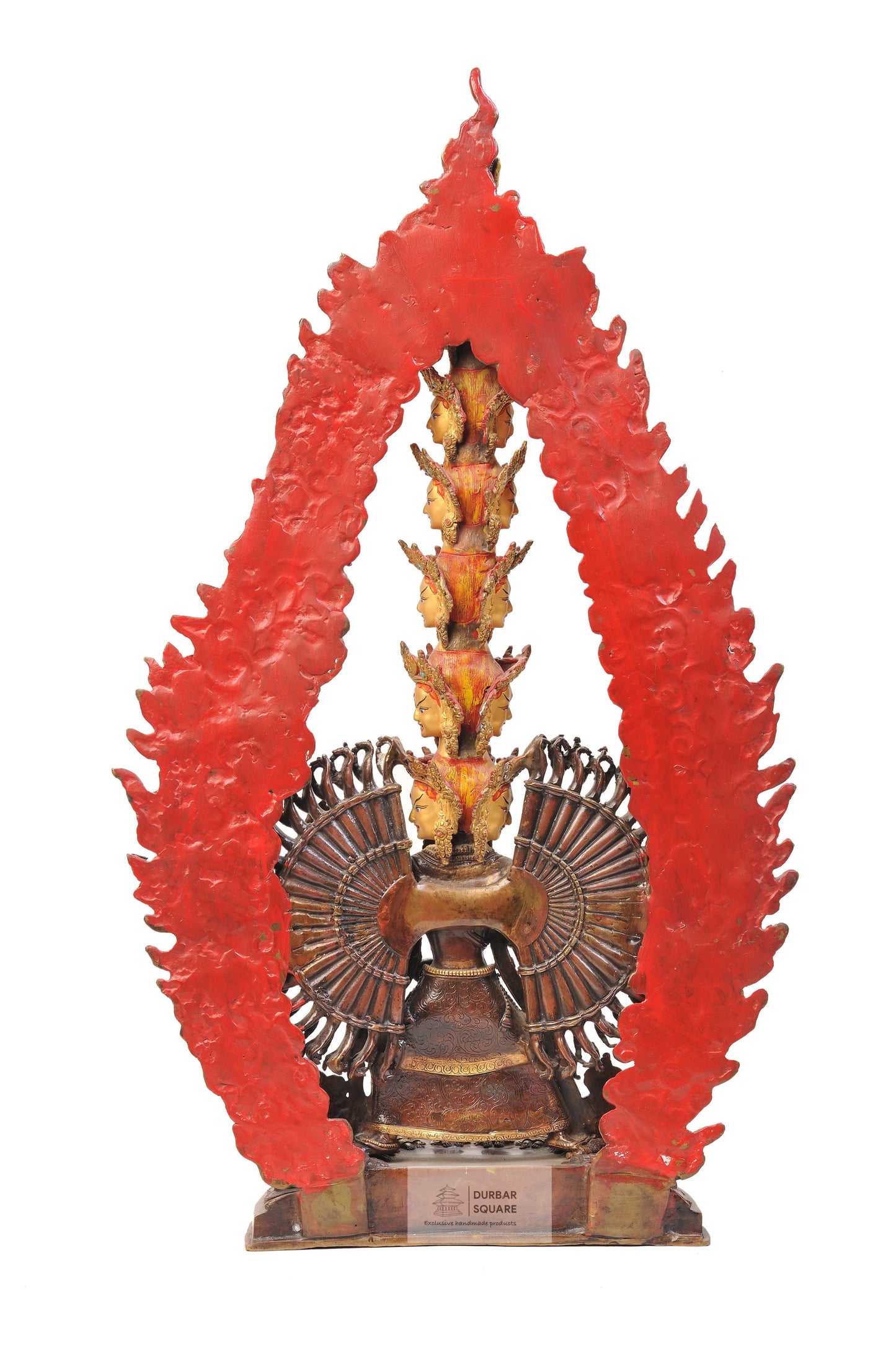 Gold plated Sitatapatra statue
