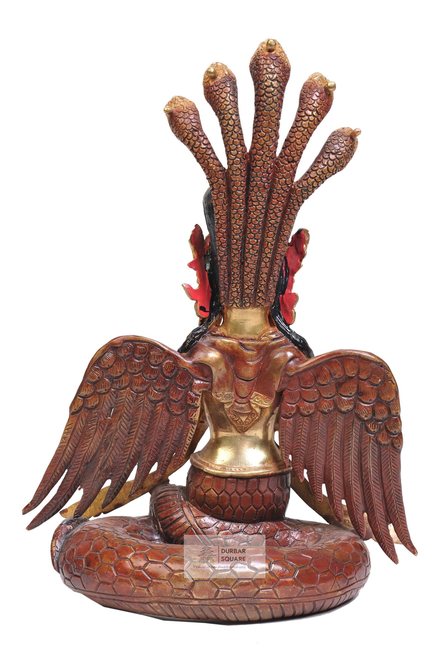 Gold Plated Naag Kanya statue