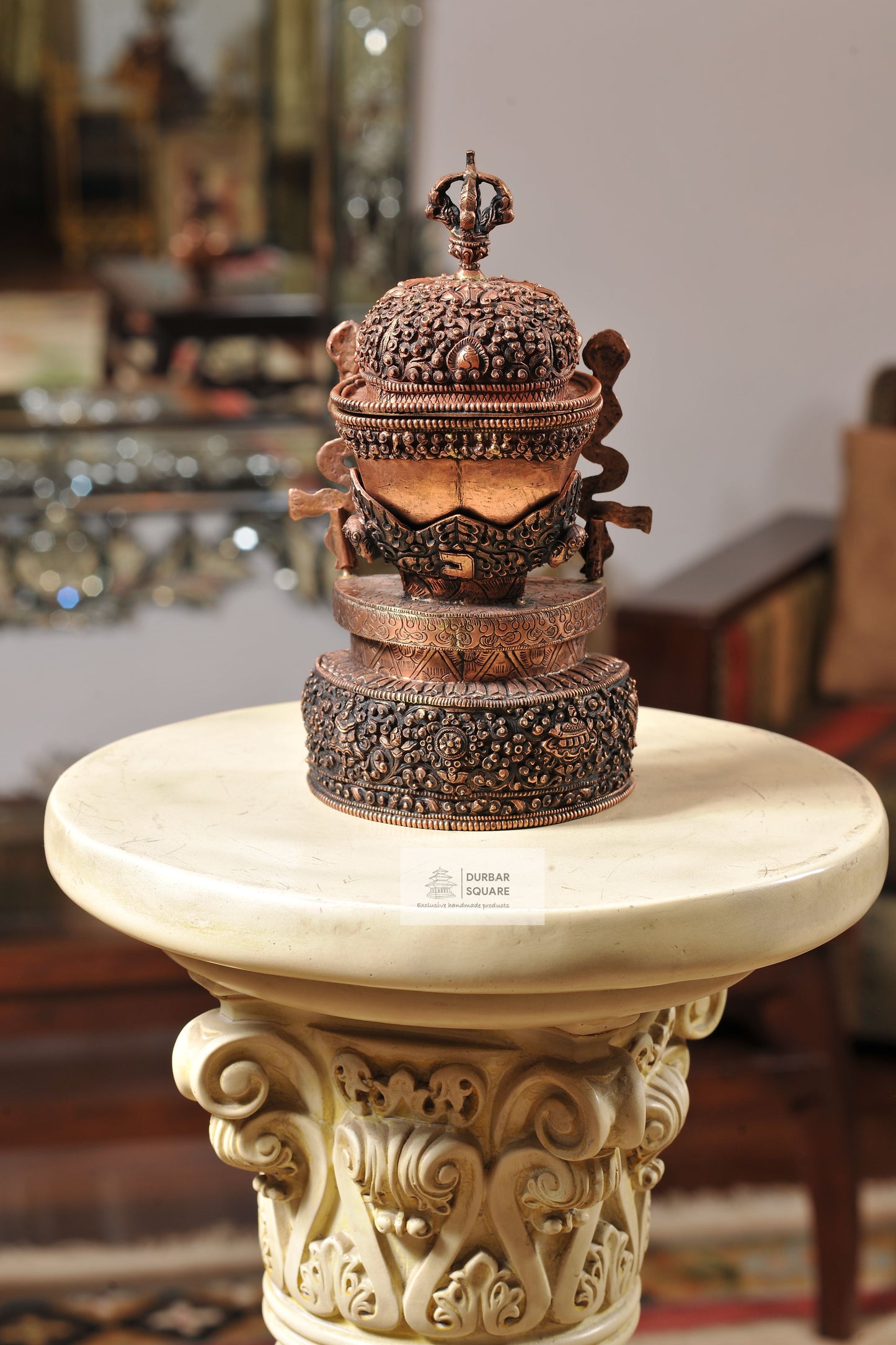 Carved Copper Kapala