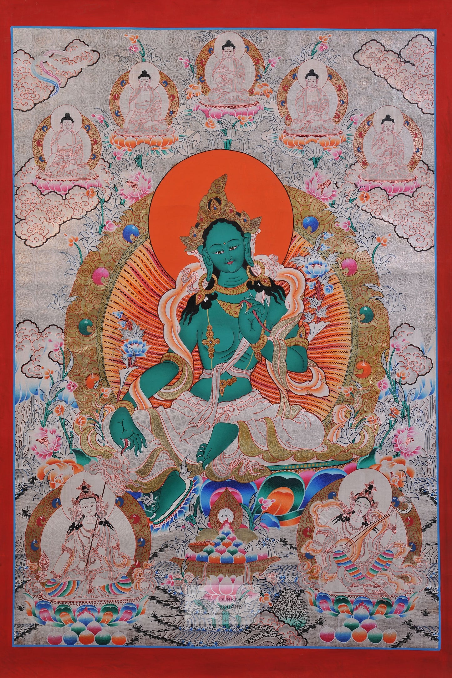 Green Tara Thangka