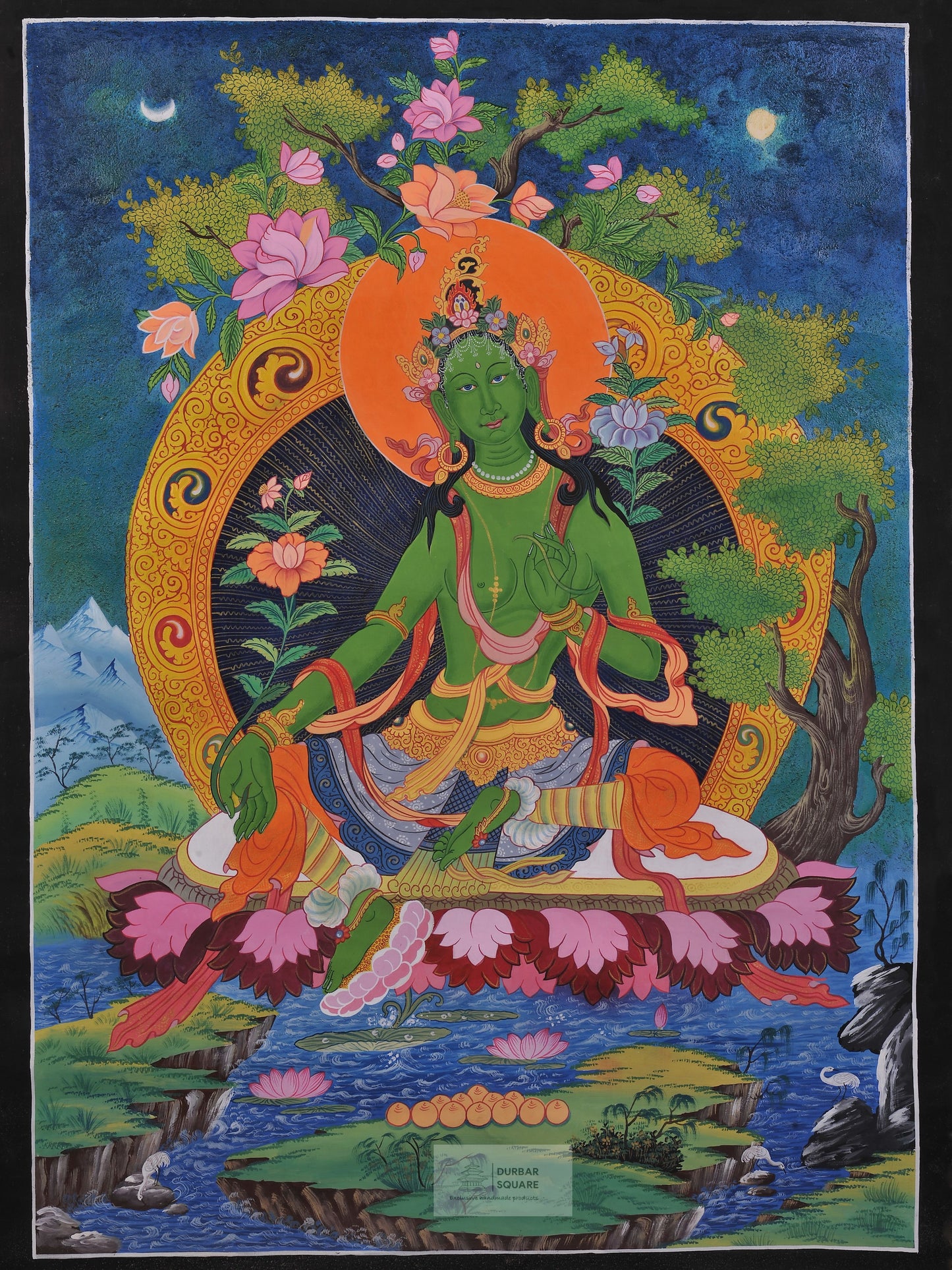 Green Tara Thangka