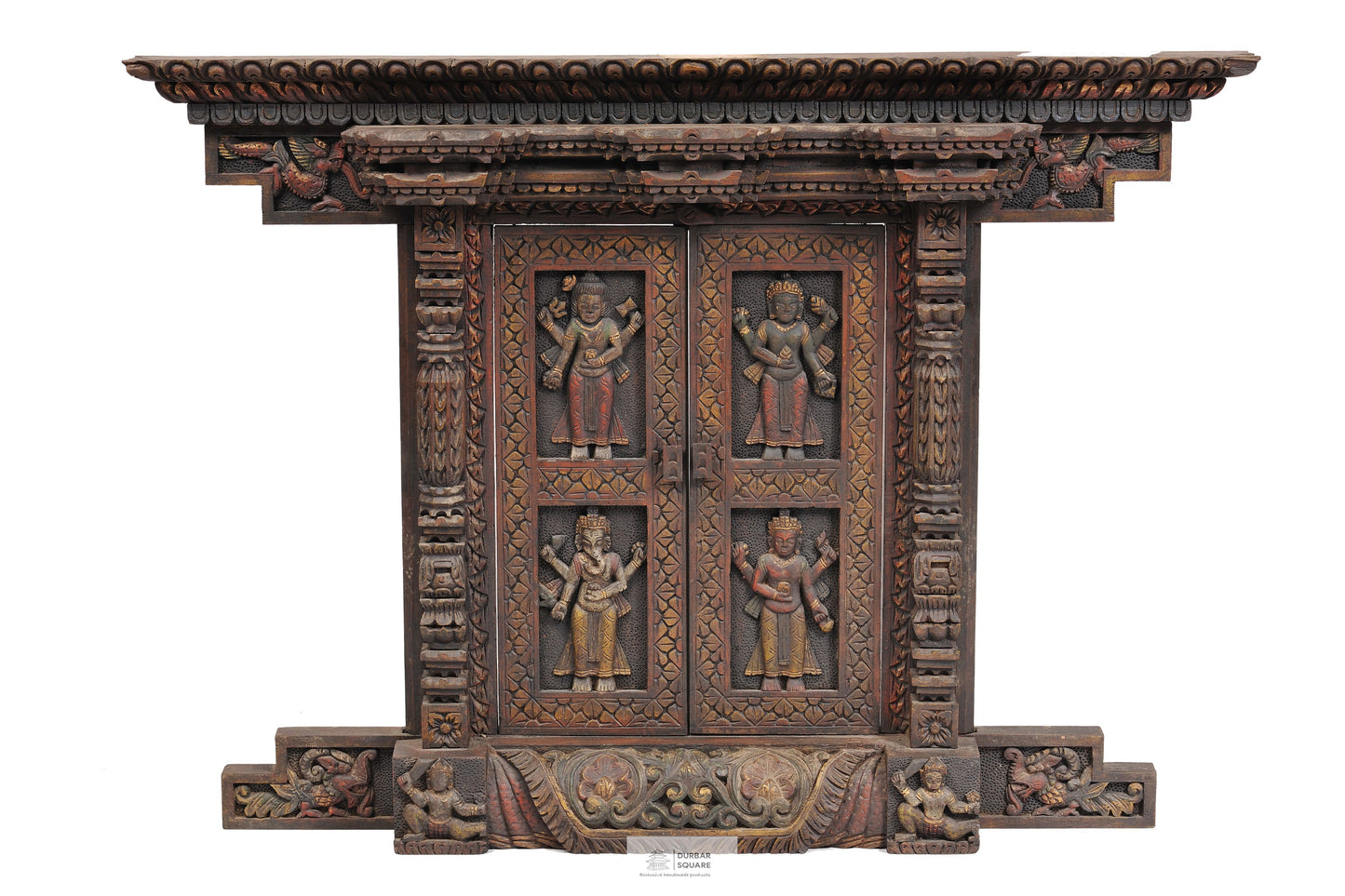 Wooden Window with Door design