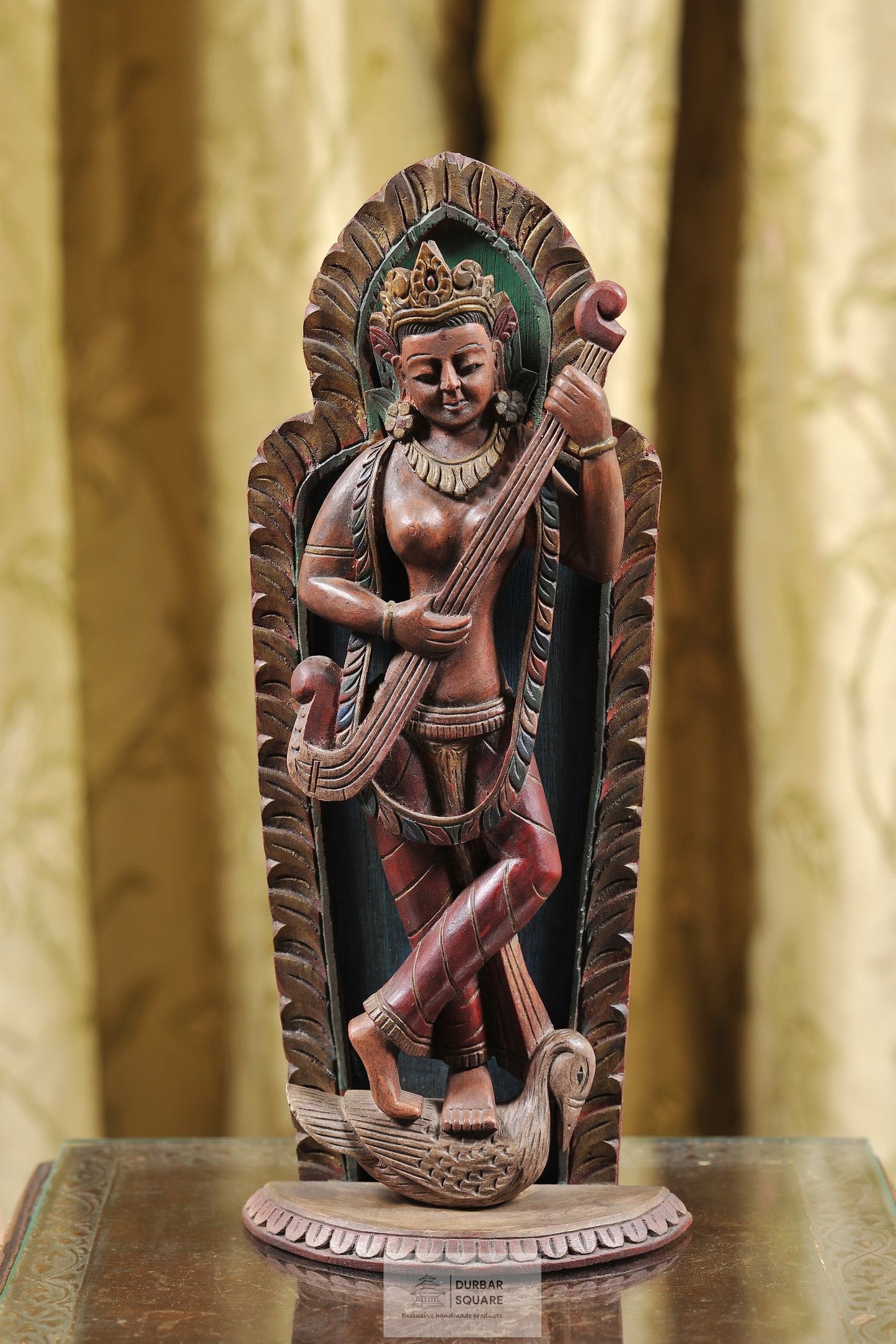 Wooden Mayadevi Statue