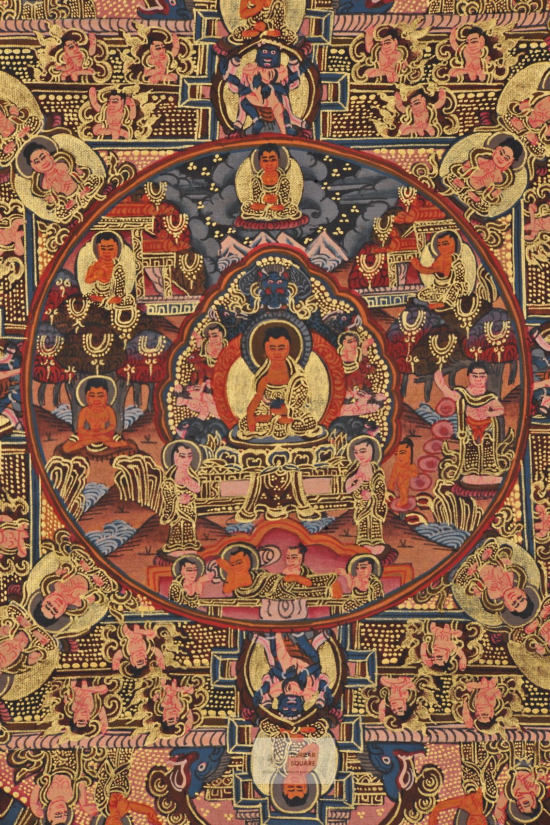 Shakyamuni Buddha Mandala Thangka