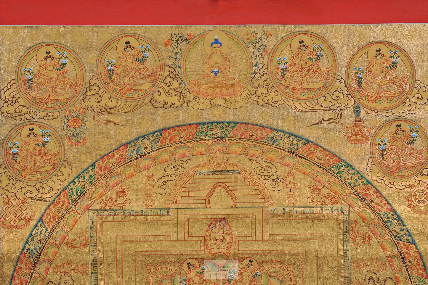 Green Tara Mandala Thangka