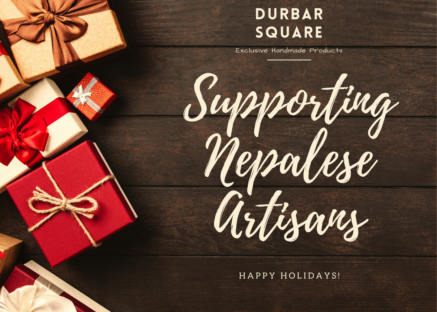 Holiday Gift card - Supporting Nepalese Handicrafts