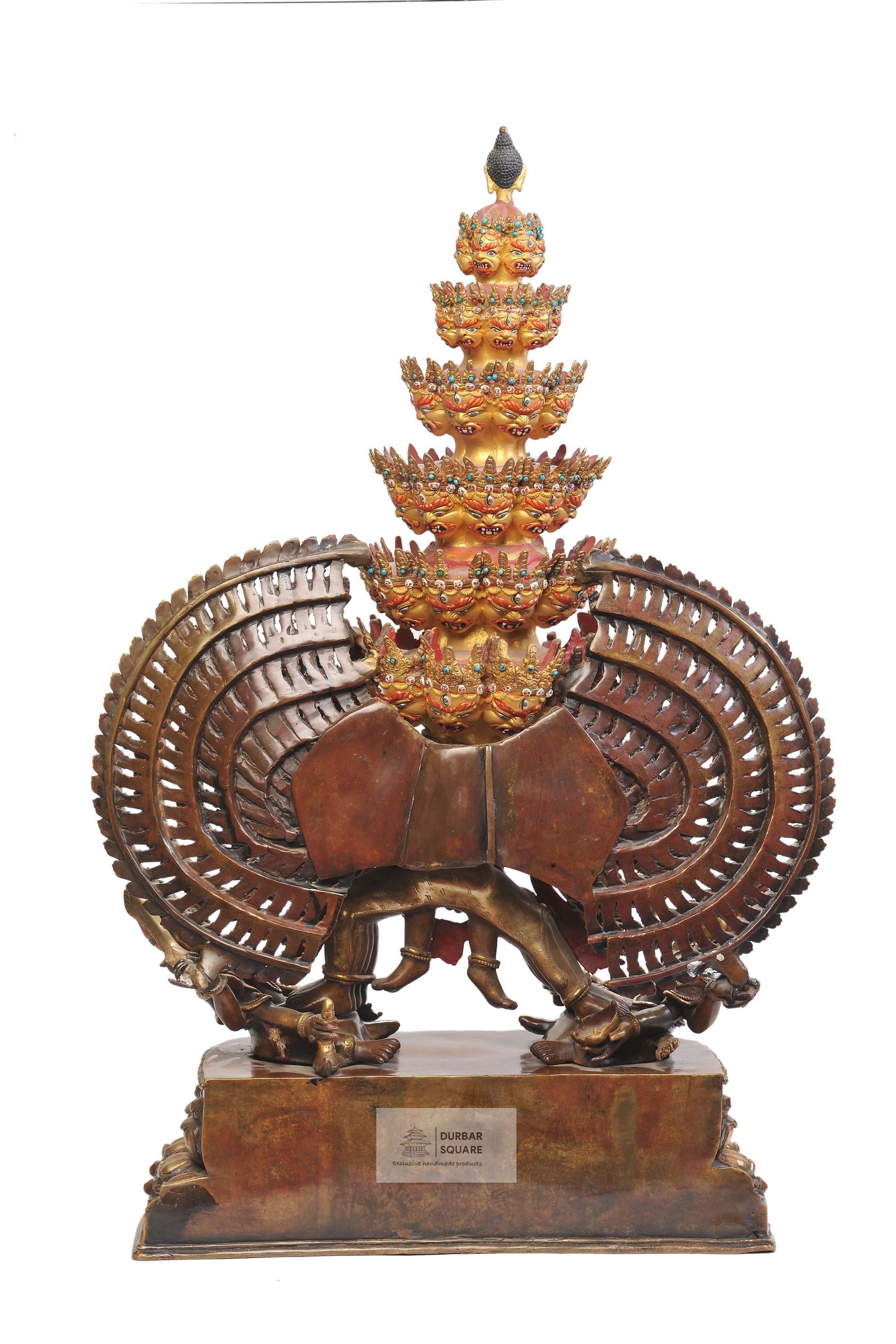 Gold Plated Vishwaroopa Statue