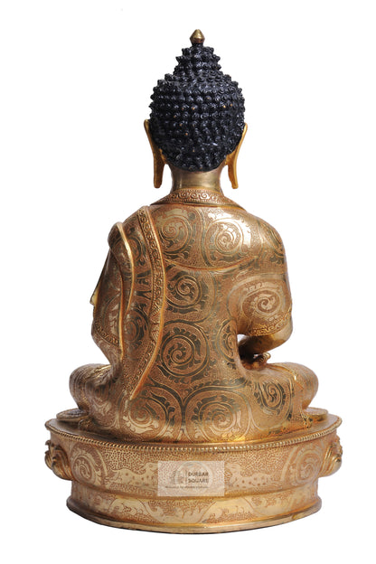 Gold Plated Amitabha Buddha Statue