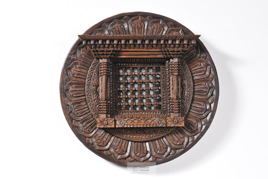 Carved Mandala Eye Window