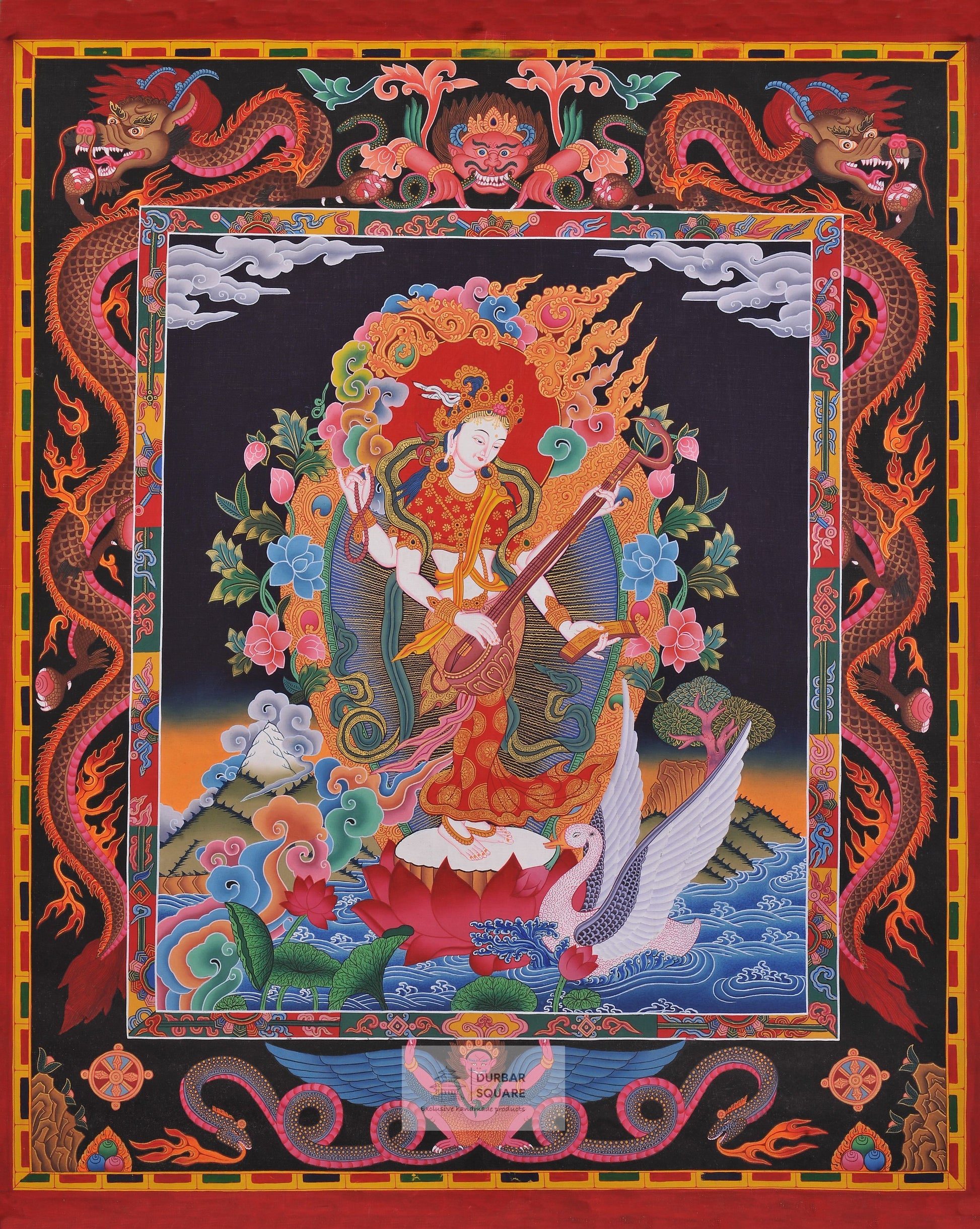 Saraswati Thangka
