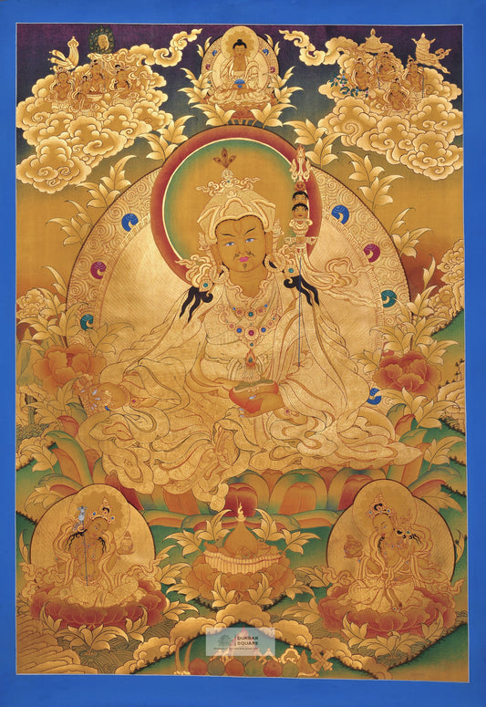 Padmasambhawa Gold Painted Thangka