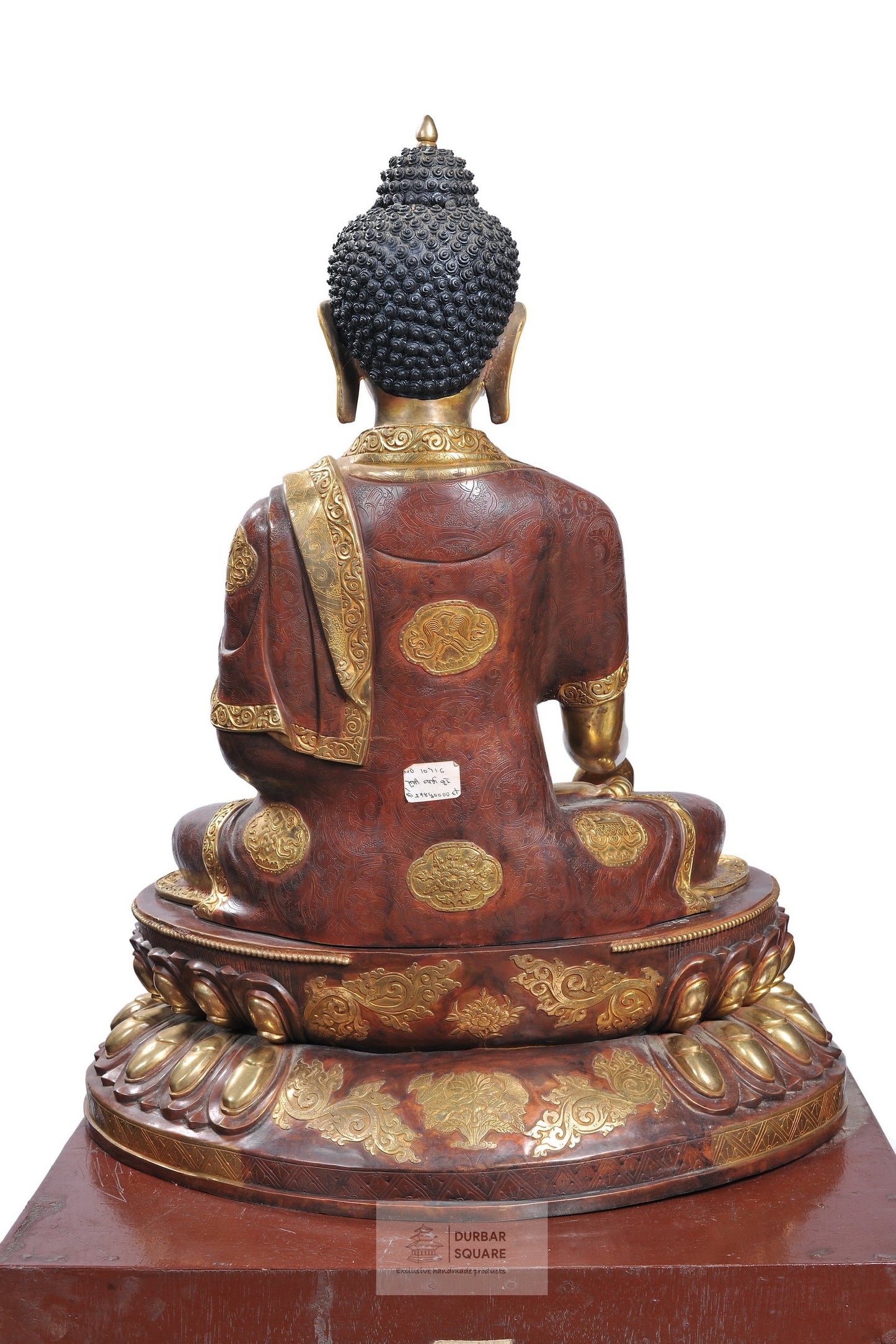 Gold plated Shakyamuni Buddha Statue