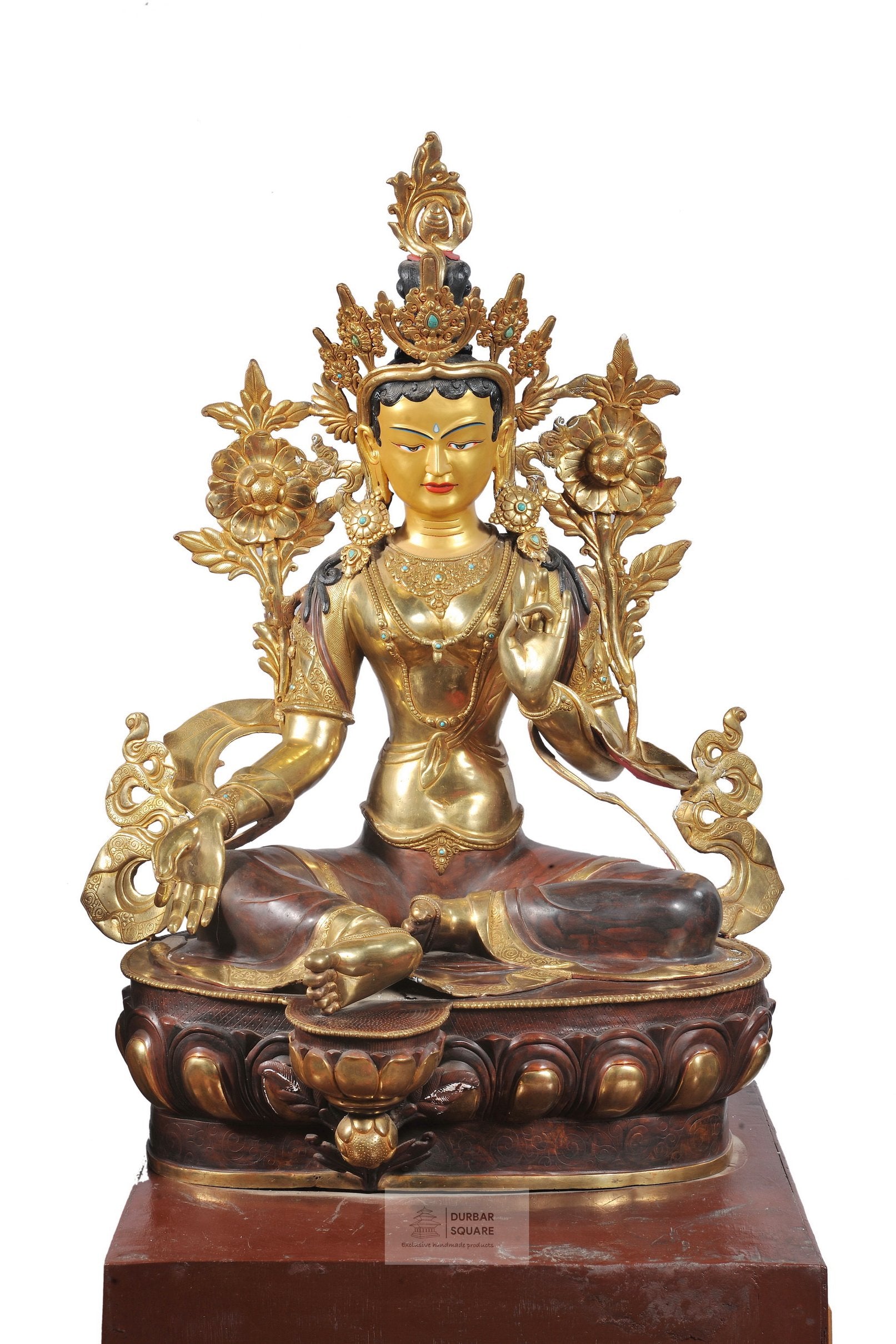 Gold plated Tara Statue