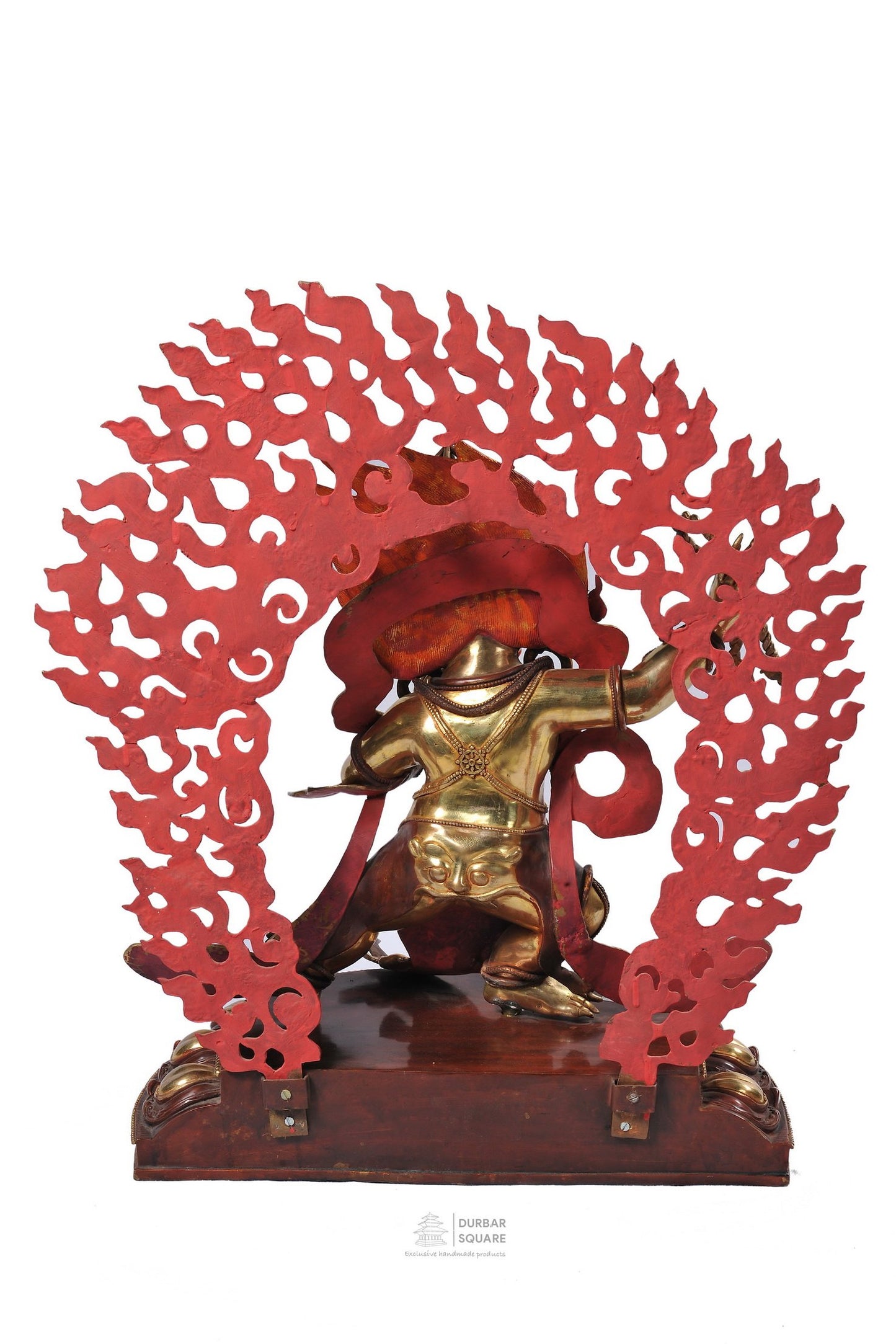 Gold plated Vajrapani Bhairab Statue