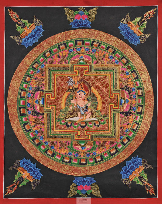 Mandala with Kuber Thangka