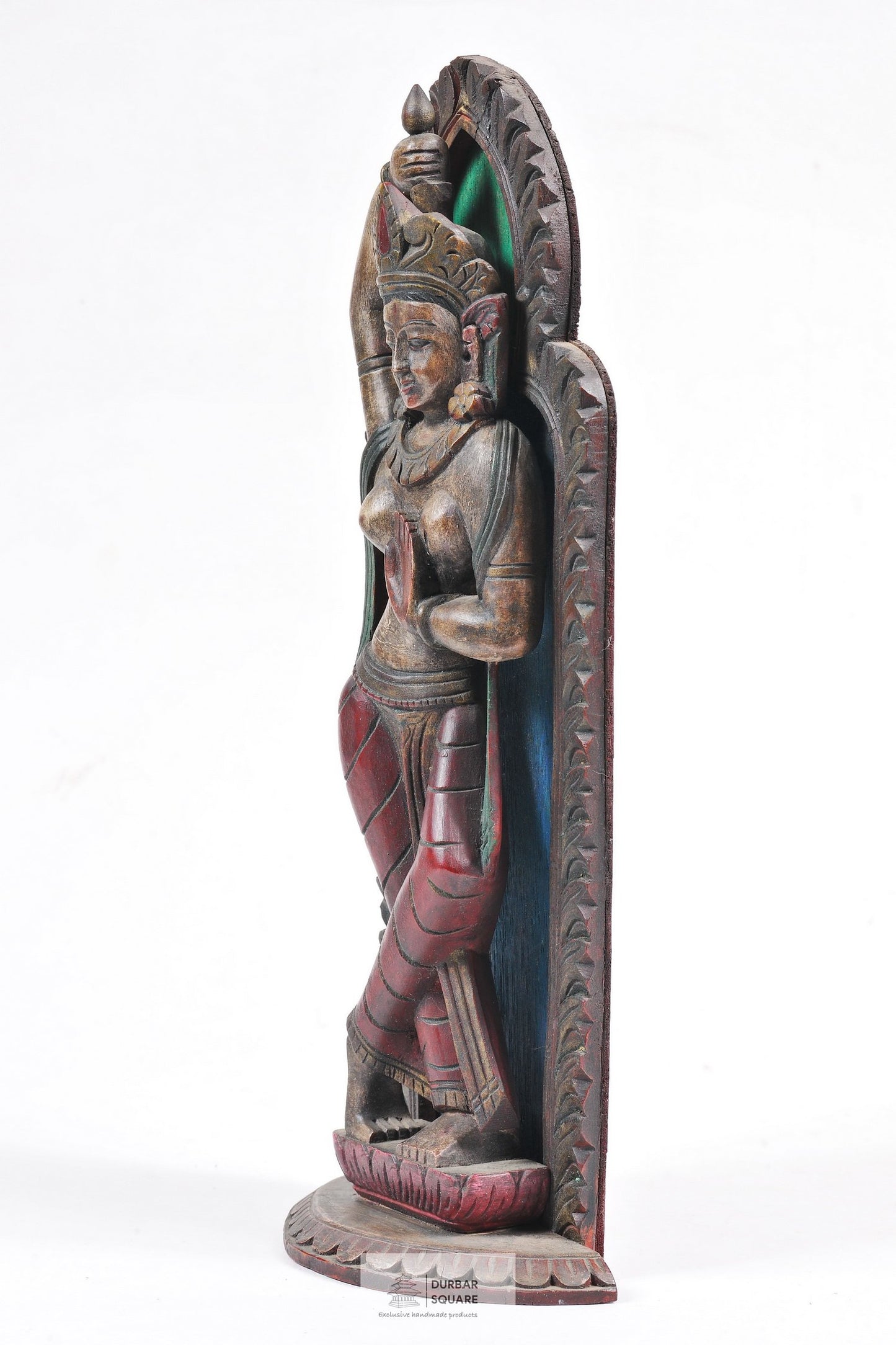 Wooden Mayadevi Statue
