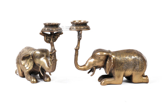 Elephant Candle Stands