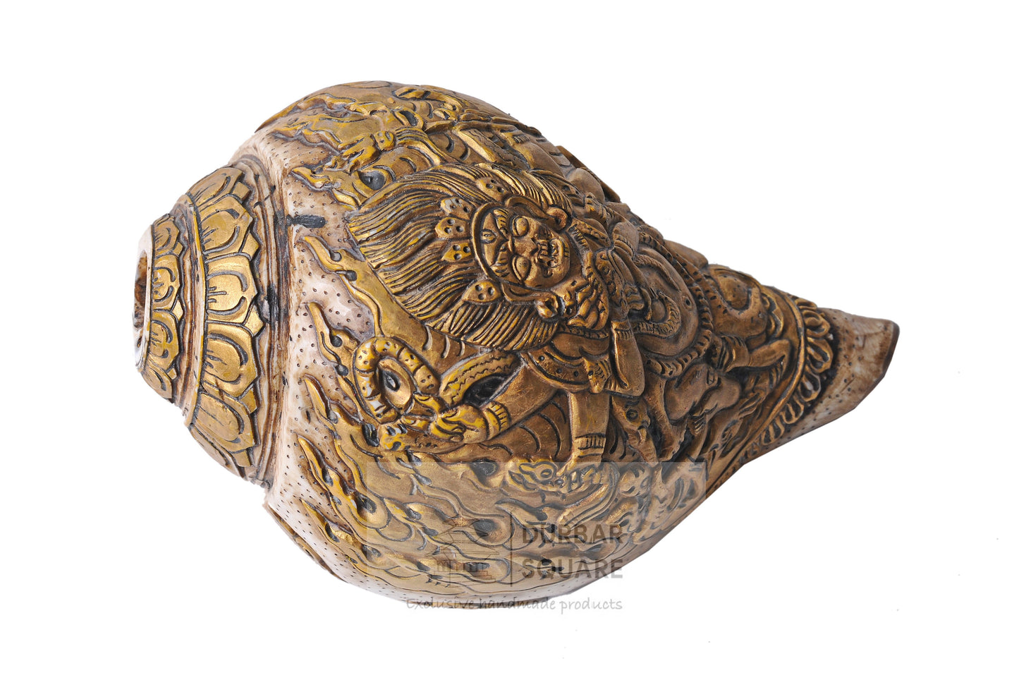 Bhairav engraved Conch shell