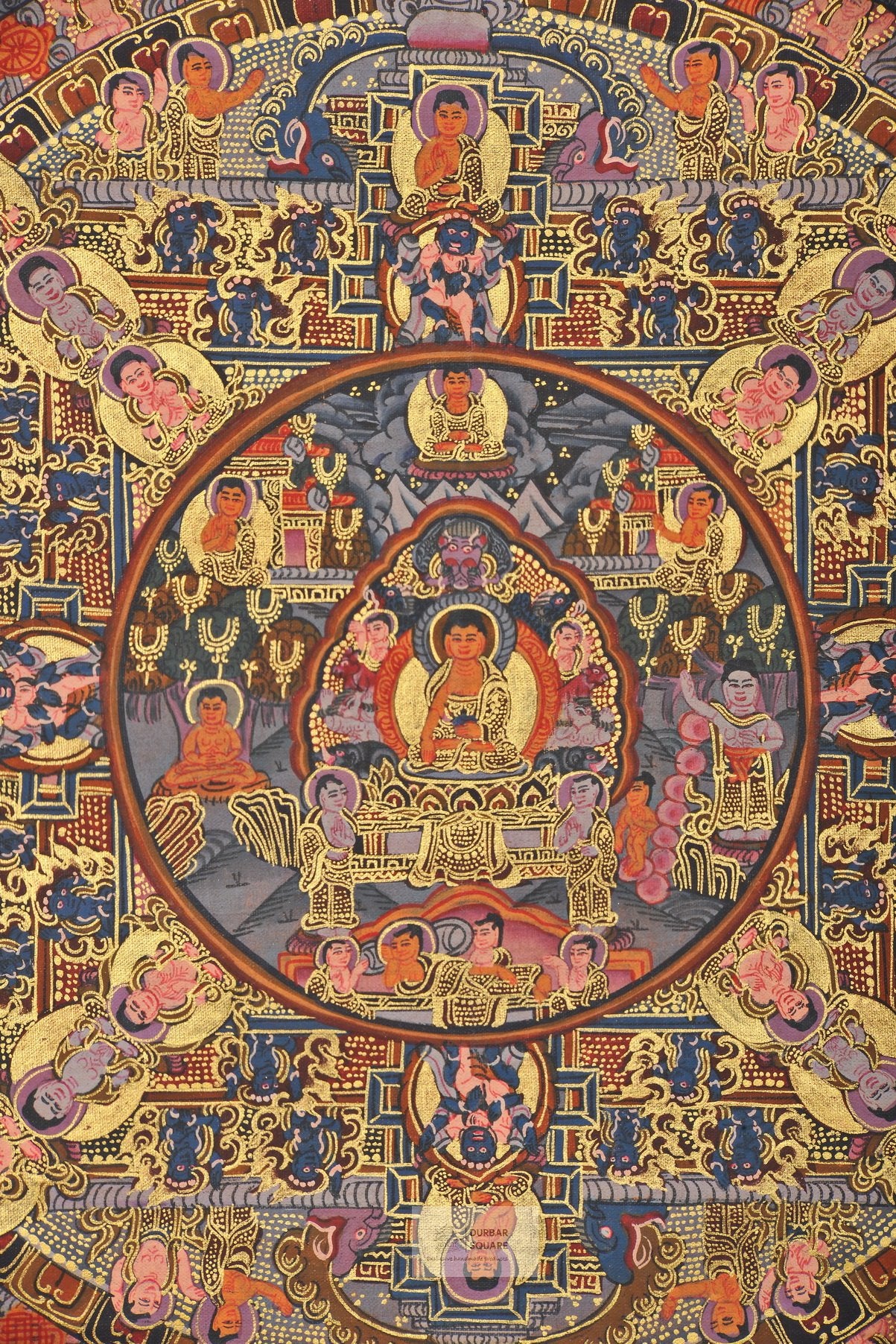Shakyamuni Buddha Mandala Thangka