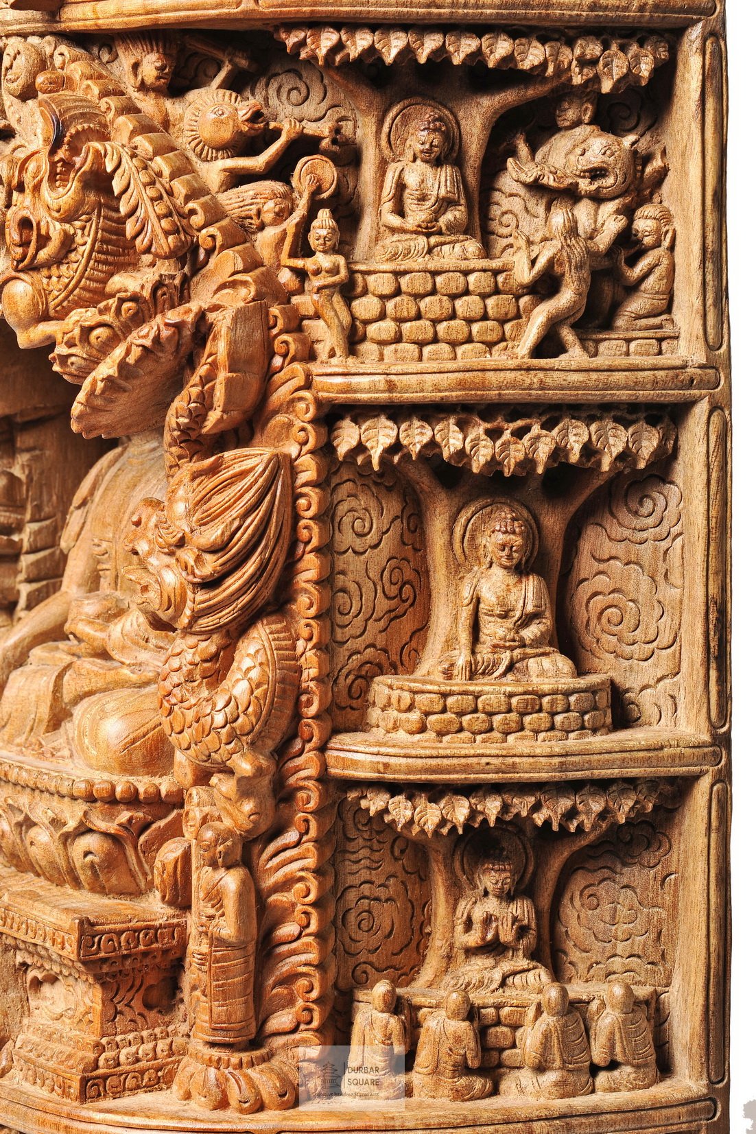 Buddha - carved into single piece Kapur