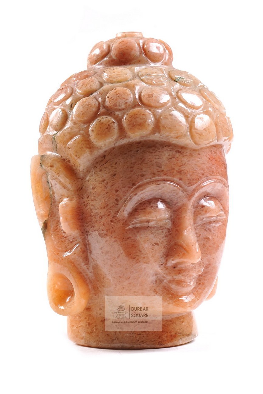 Buddha Head carved out of Onyx stone