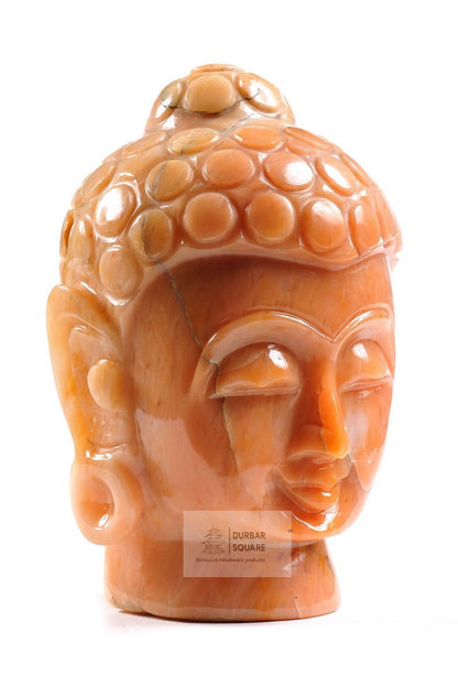 Buddha Head carved out of Onyx stone