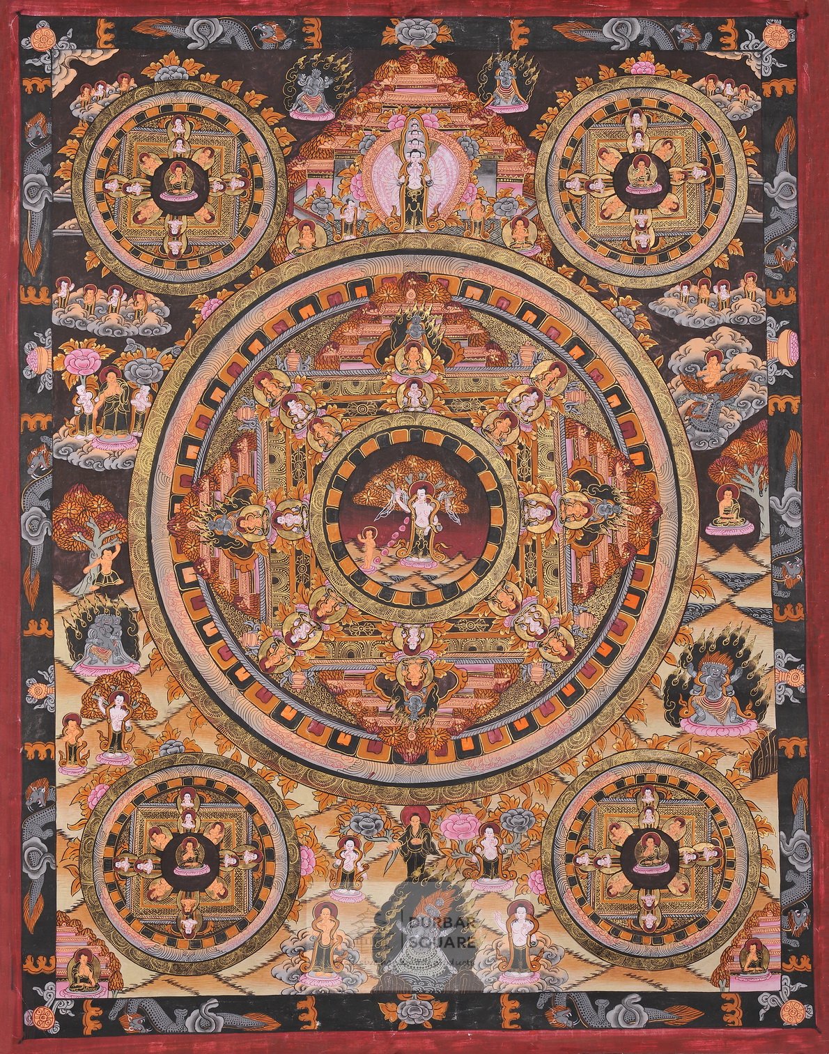 Maya devi Mandala Thangka